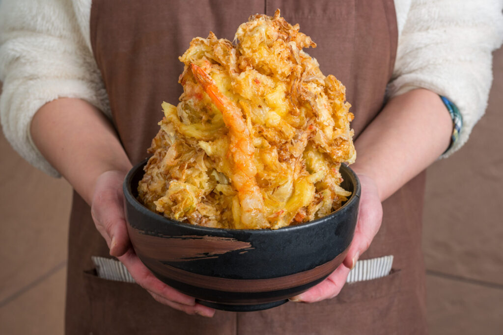 なんぽろキャベツ天丼